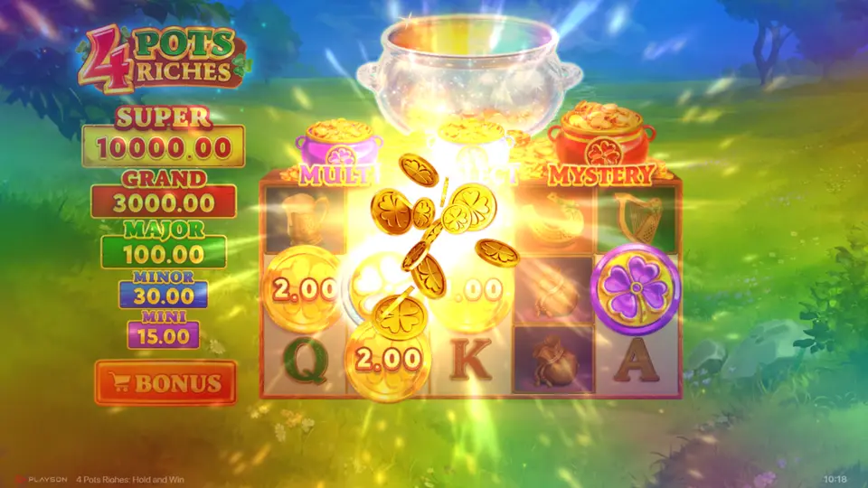 Buy Bonus screen with 70x and 150x purchase options